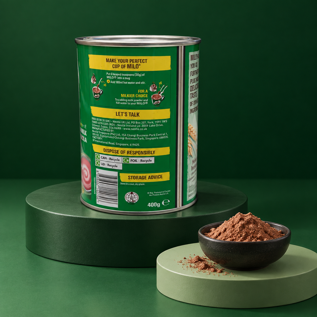 Nestlé Milo – Energy-boosting malt and cocoa drink