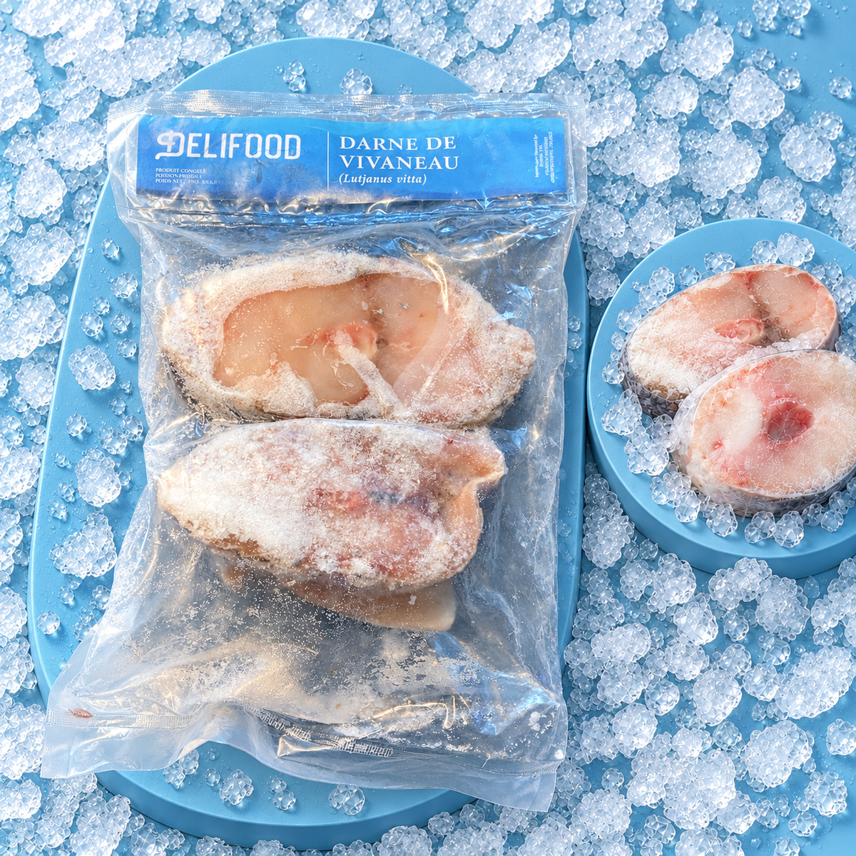 DeliFood Vivaneau – Schnapper-Fischsteaks 800 g