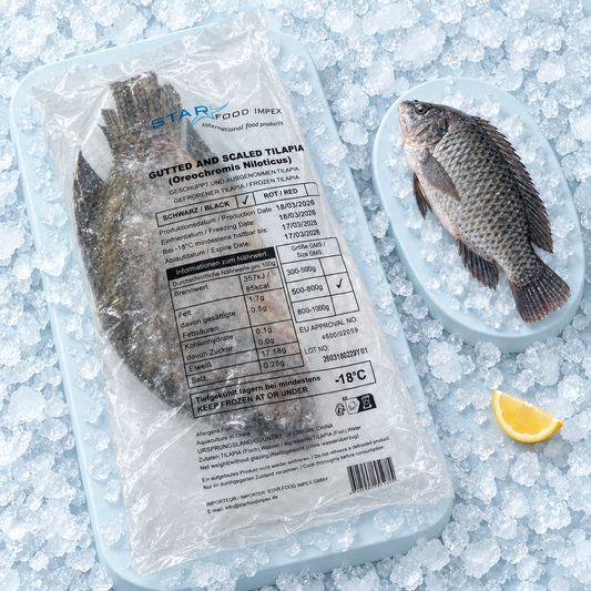 Schwarze Tilapia 500-800 g