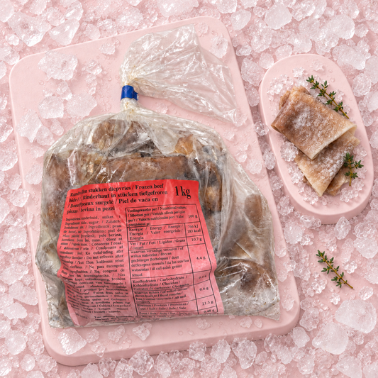 Rinderhaut in Stücken Halal 1 kg