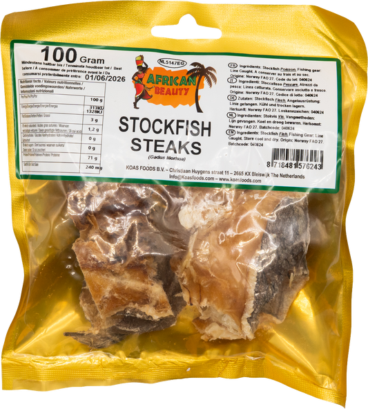 African Beauty Stockfish Steaks – 100 g