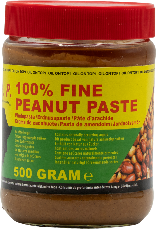 100% Premium Qualität Fine Peanut Paste – Peanut paste without additives (500 g)