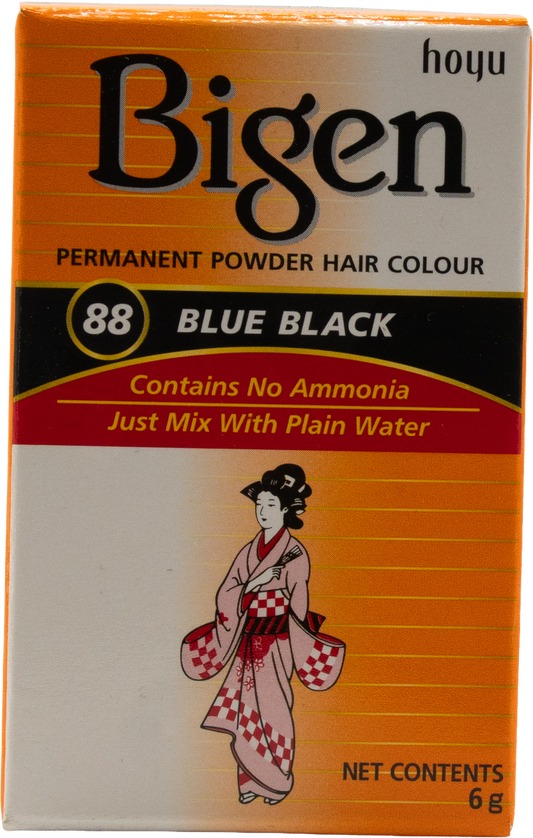 Bigen 88 Blue Black – Permanent Powder Hair Colour(24g)
