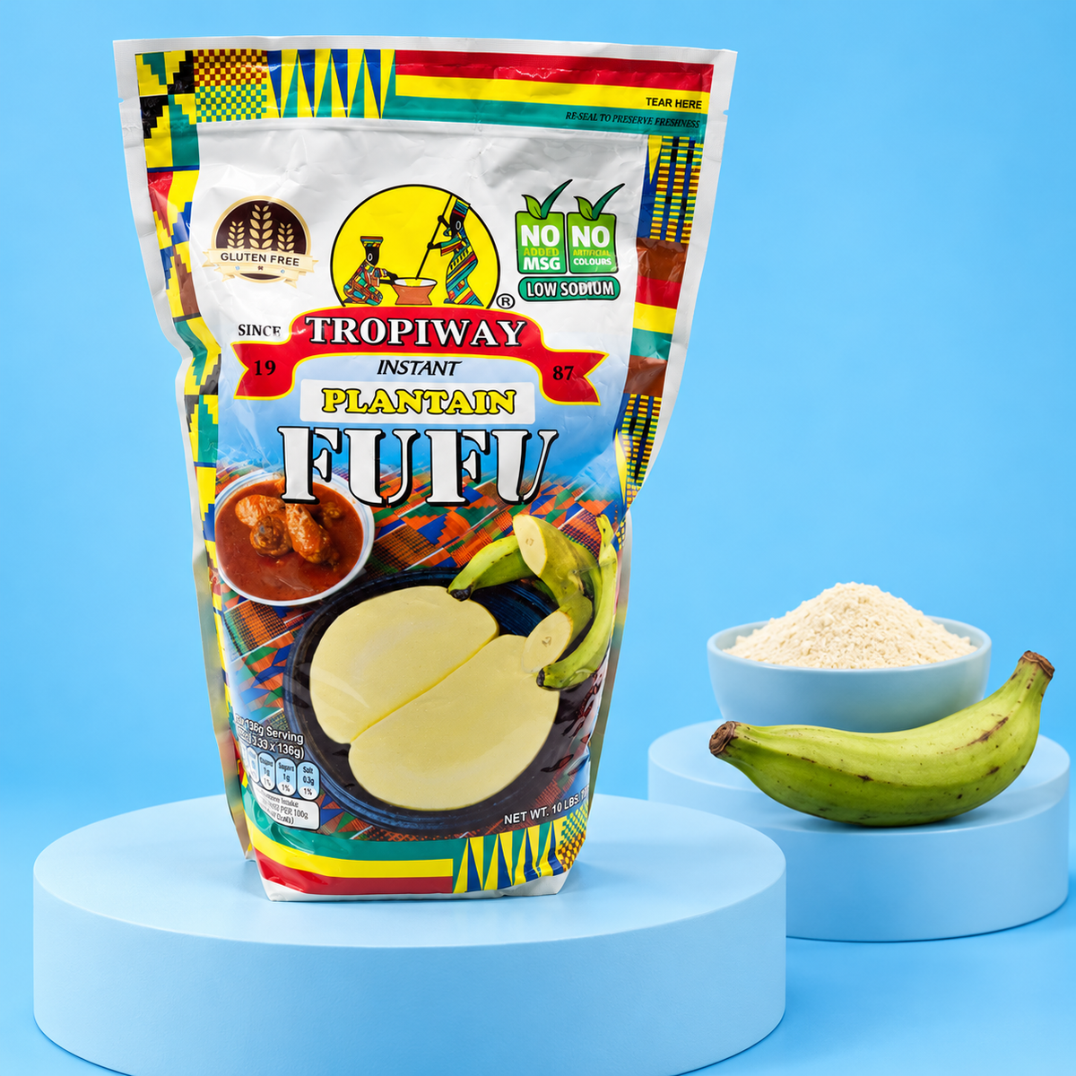 Tropiway Instant Plantain Fufu