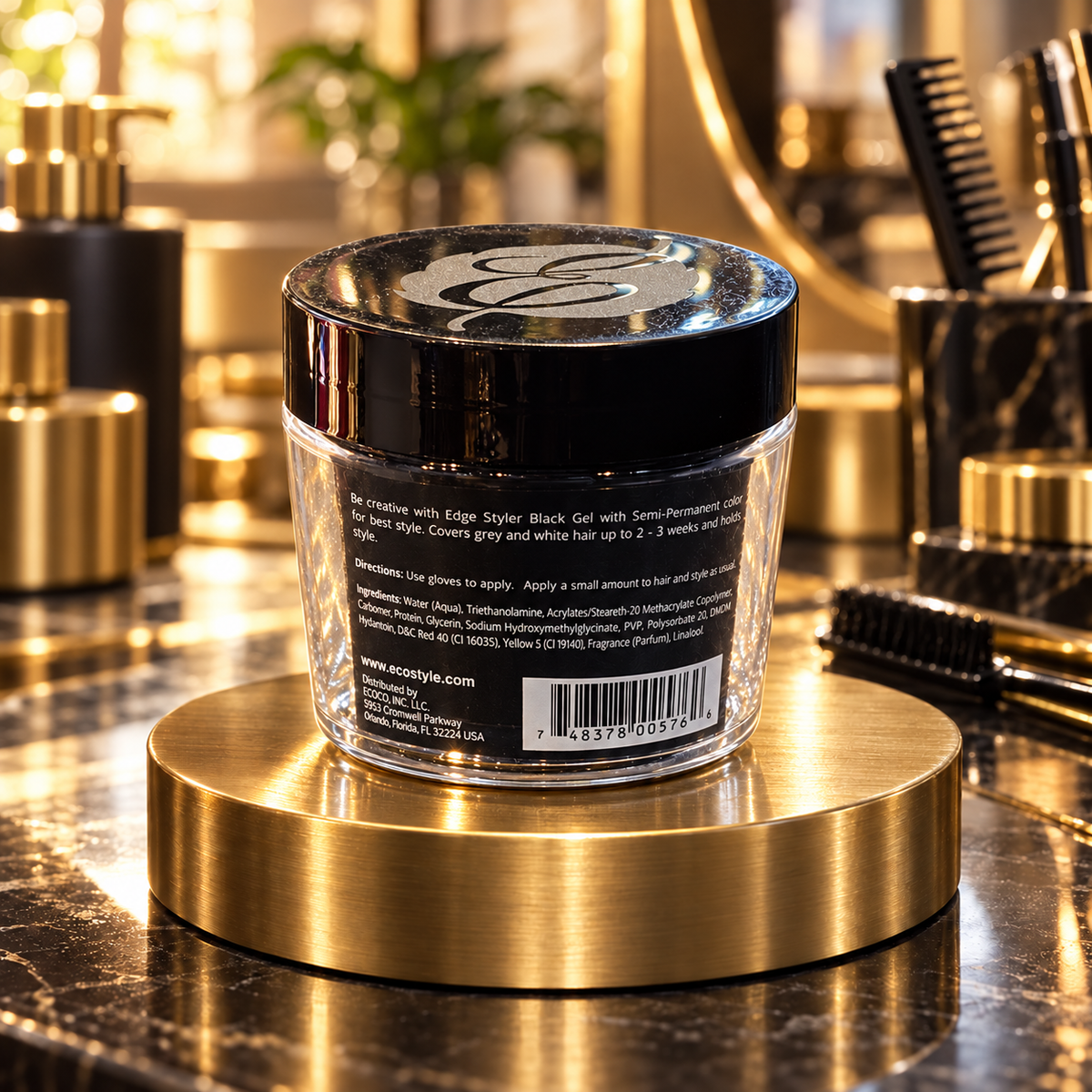 ECO Edge Styler Black Gel – 89 ml