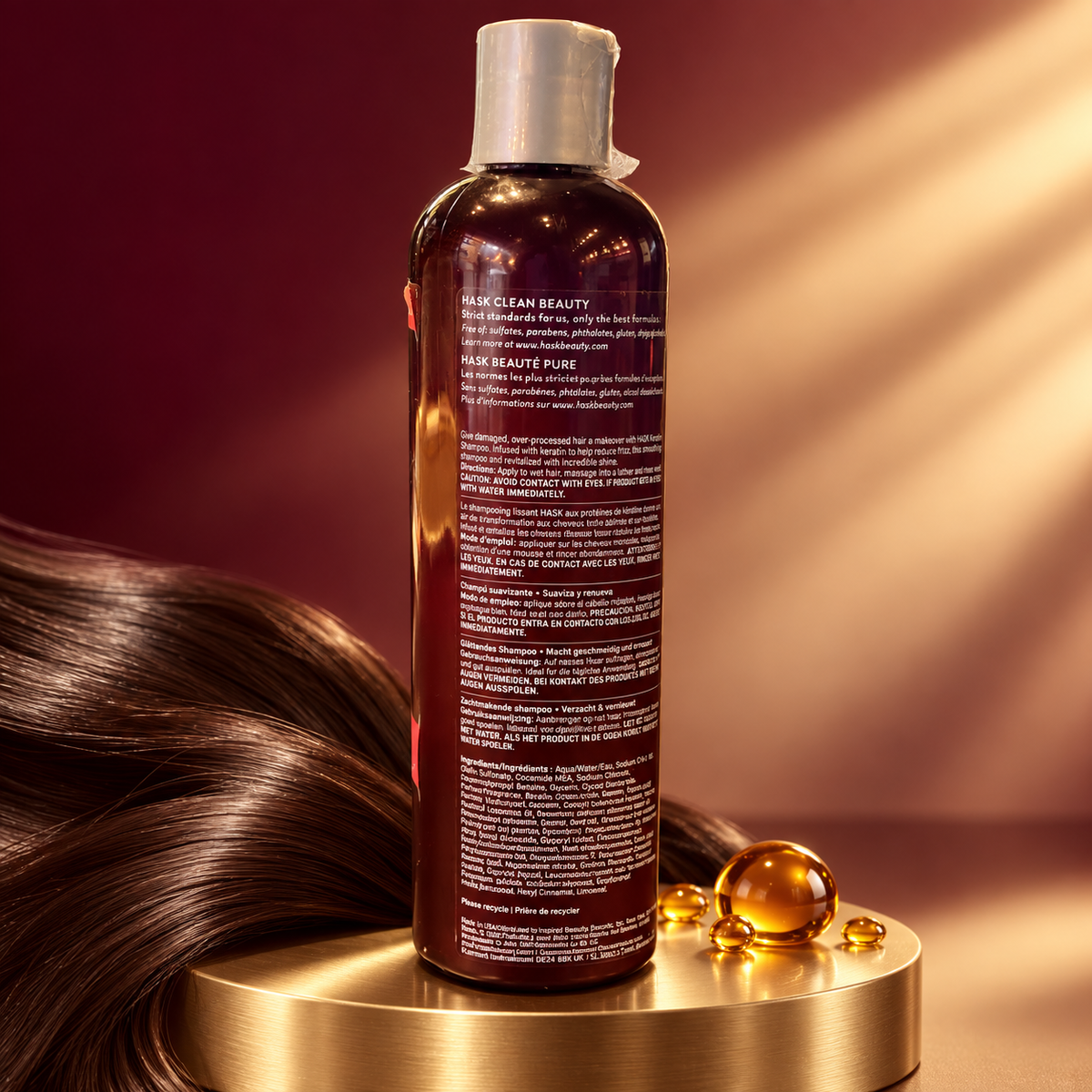 HASK Keratin Protein Shampoo – 532 ml