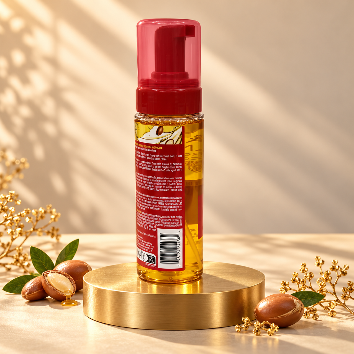 Creme of Nature – Style &amp; Shine Foaming Mousse with Argan Oil (207 ml)