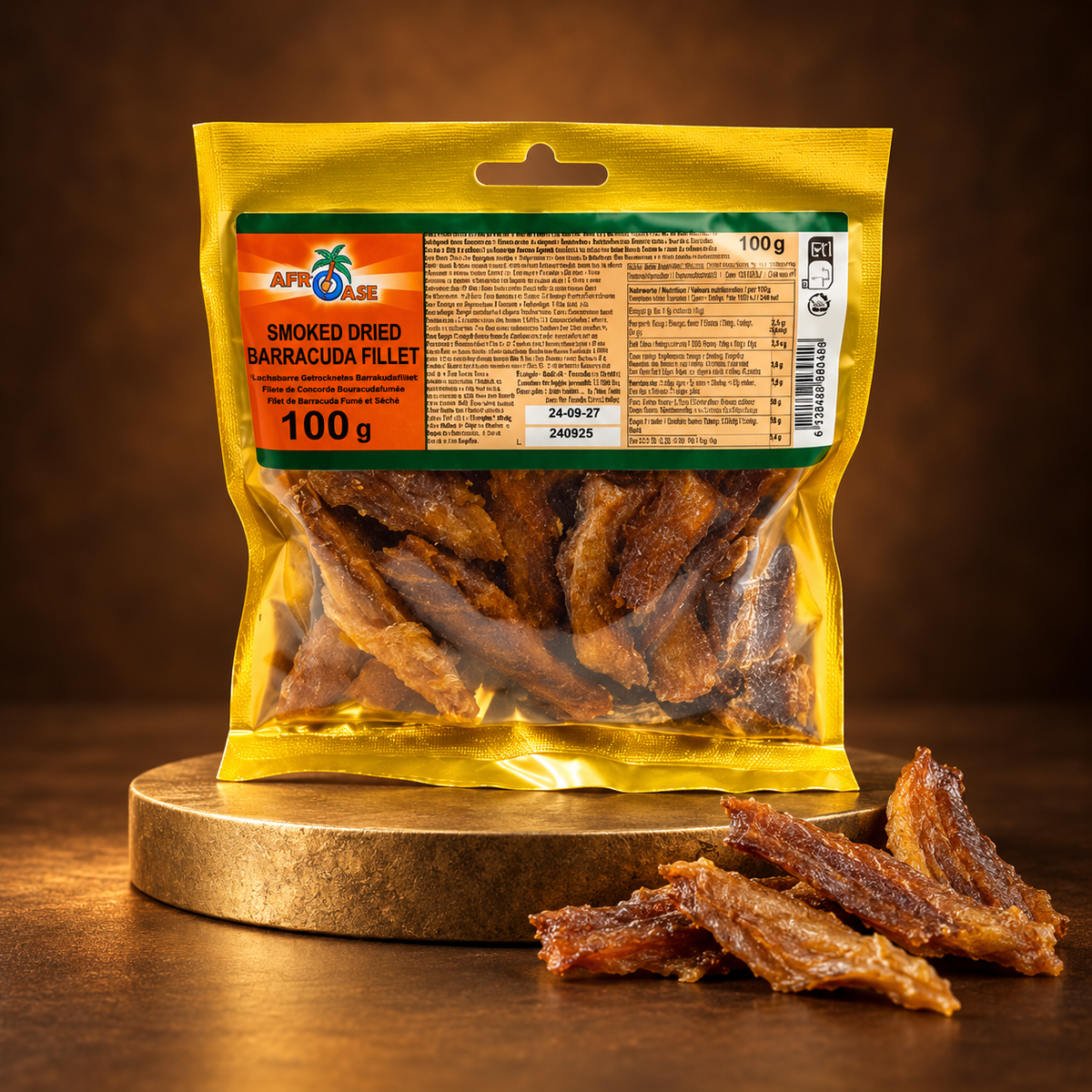 Afroase Smoked Dried Barracuda – 100 g