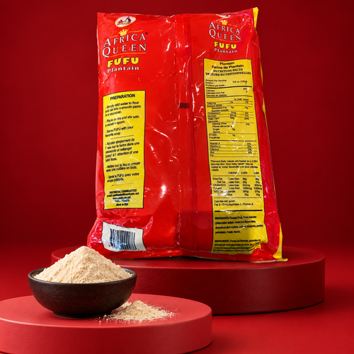 Africa Queen Plantain Fufu 4.536kg