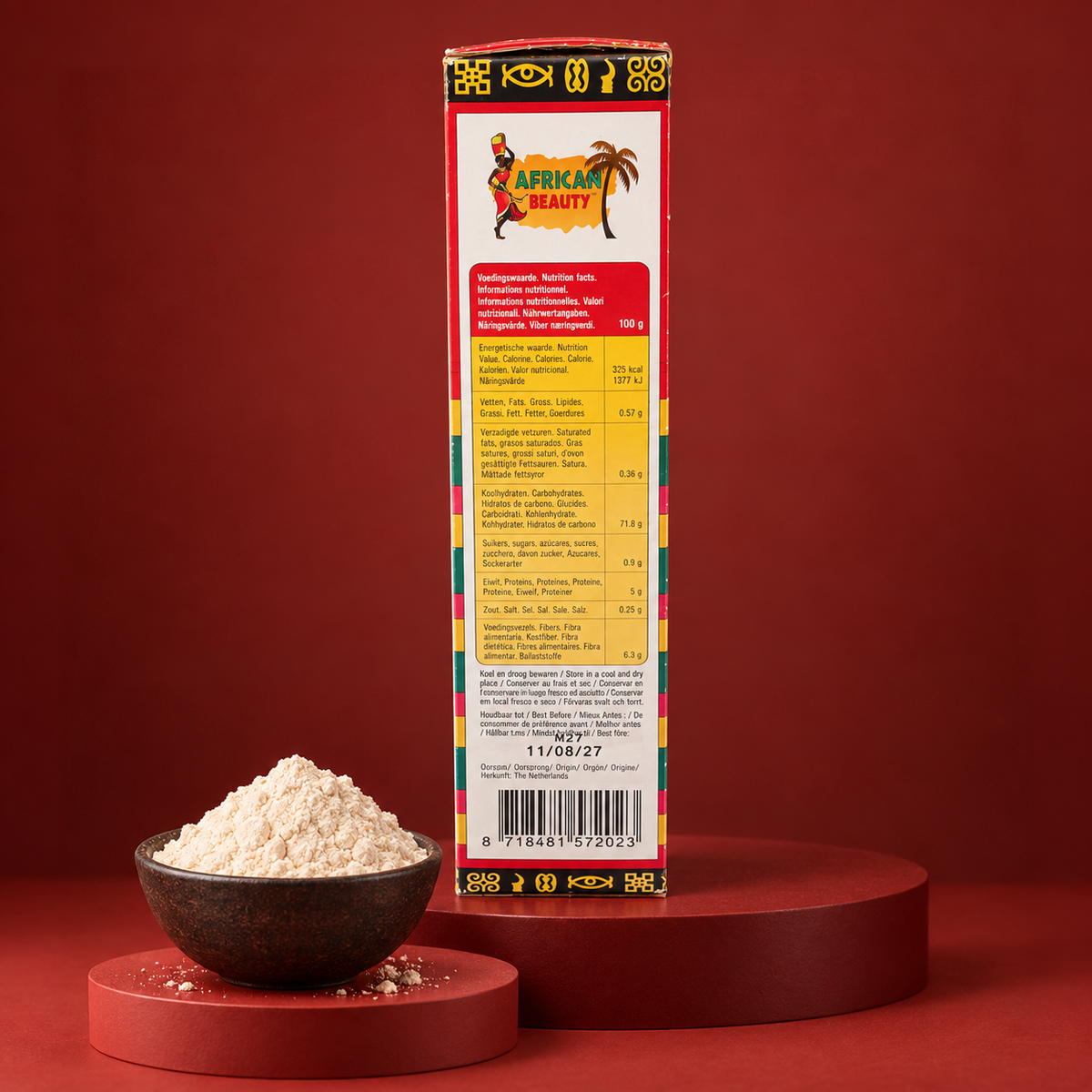 African Beauty Instant Cocoyam Fufu – 680g