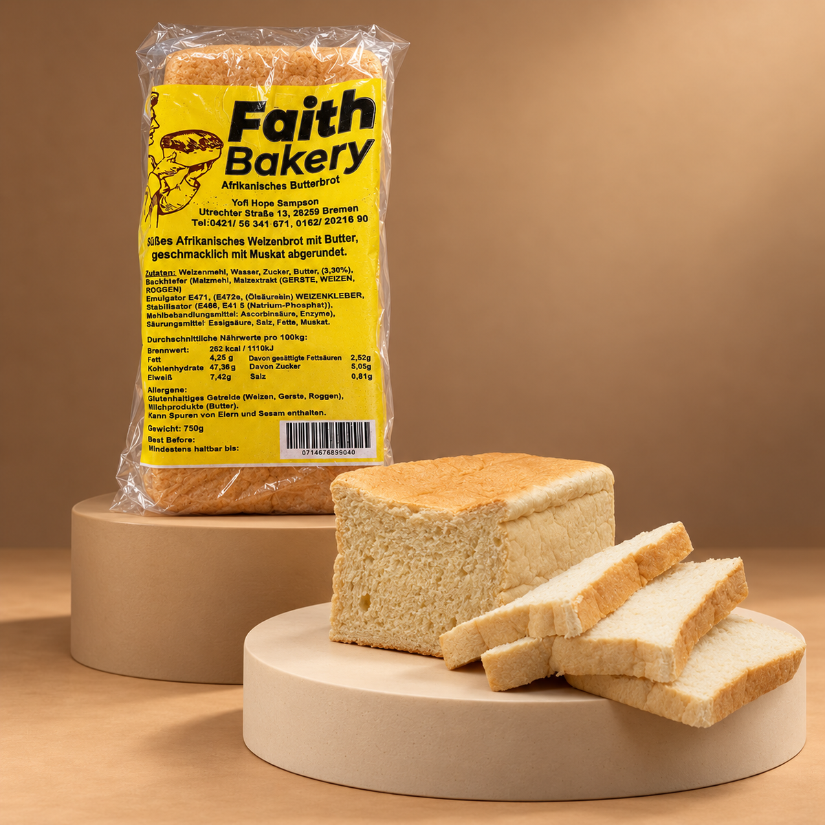 Afrikanisches Butter Brot  500 g
