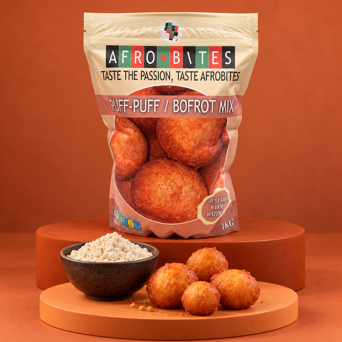Afro Bites Puff-Puff / Bofrot Mix 1 kg
