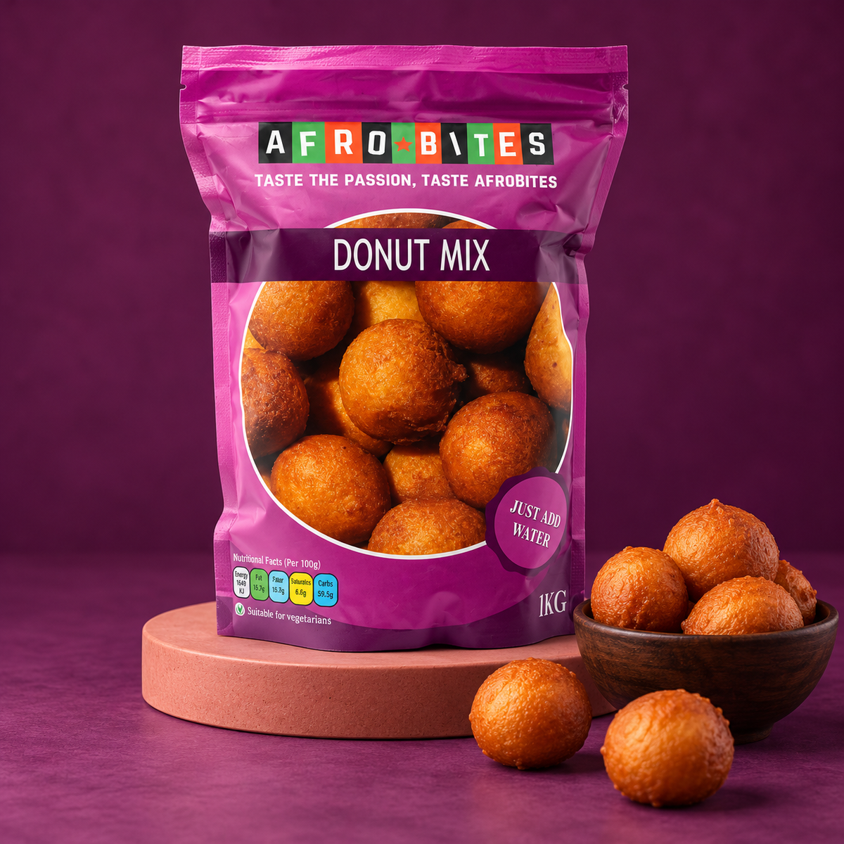 AfroBites Donut Mix 1 kg