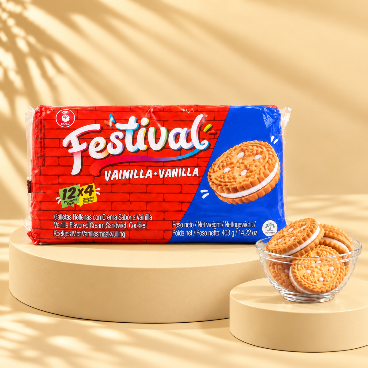 Festival – Gefüllte Sandwich-Kekse, 360 g