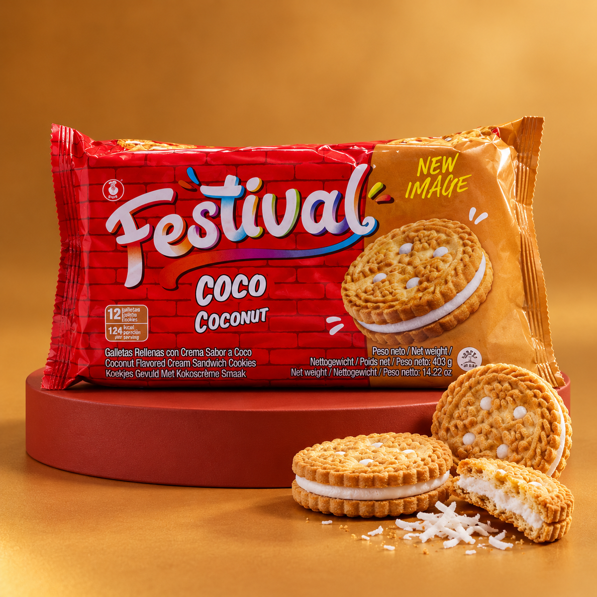 Festival – Gefüllte Sandwich-Kekse, 360 g