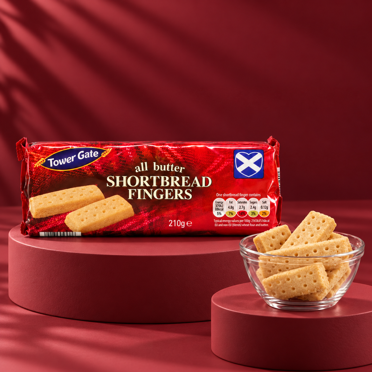 Tower Gate All Butter Shortbread Fingers – 210 g