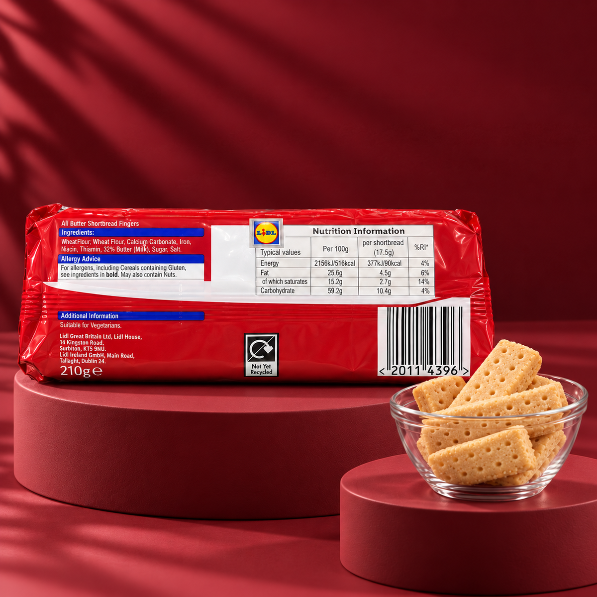 Tower Gate All Butter Shortbread Fingers – 210 g