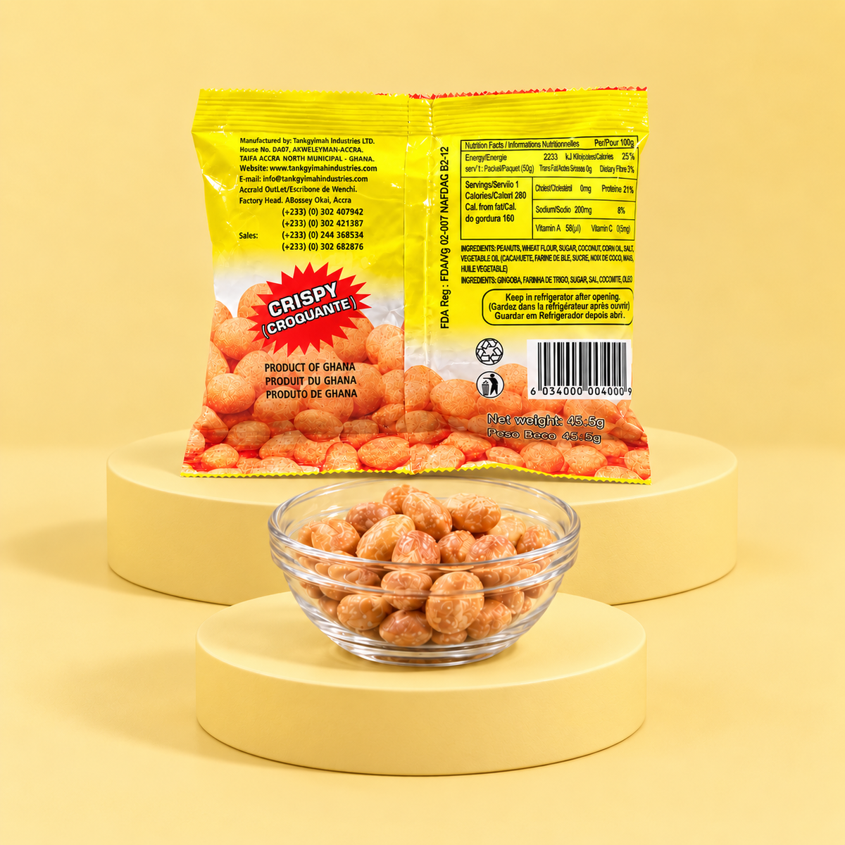 Burger Nkatie – Peanut Snack – 45 g