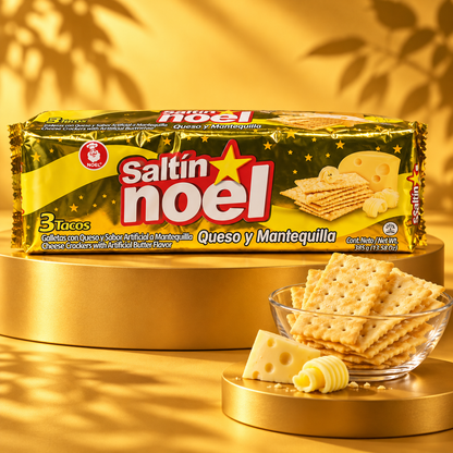 Saltín Noel Crackers – crispy variety from Colombia – 385 g