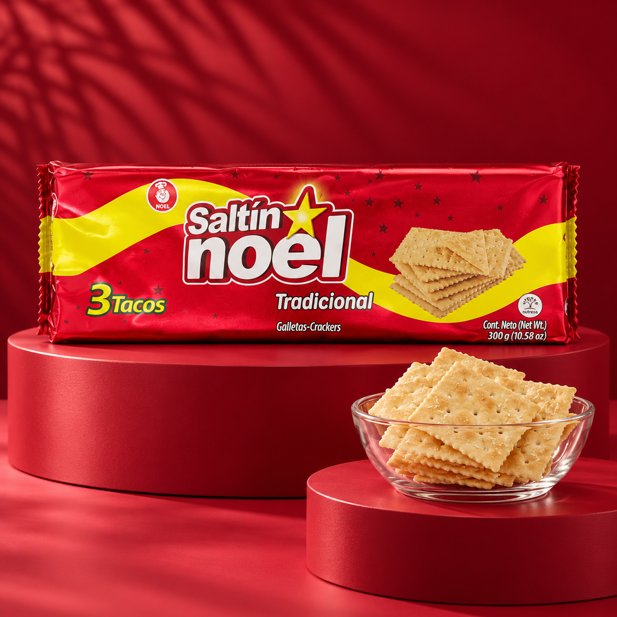 Saltín Noel Crackers – crispy variety from Colombia – 385 g