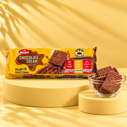 CBL Munchee Chocolate Cream Biscuits 100g