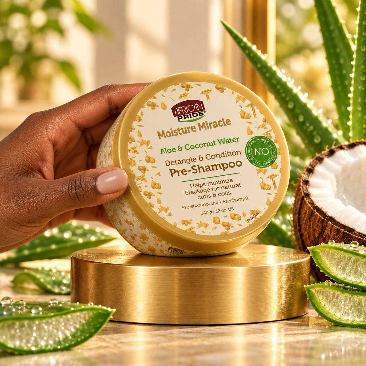 African Pride Moisture Miracle Pre-Shampoo – 340 g