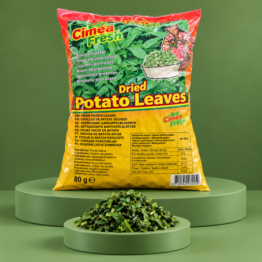 Guinea Fresh Dried Potato Leaves 80 g