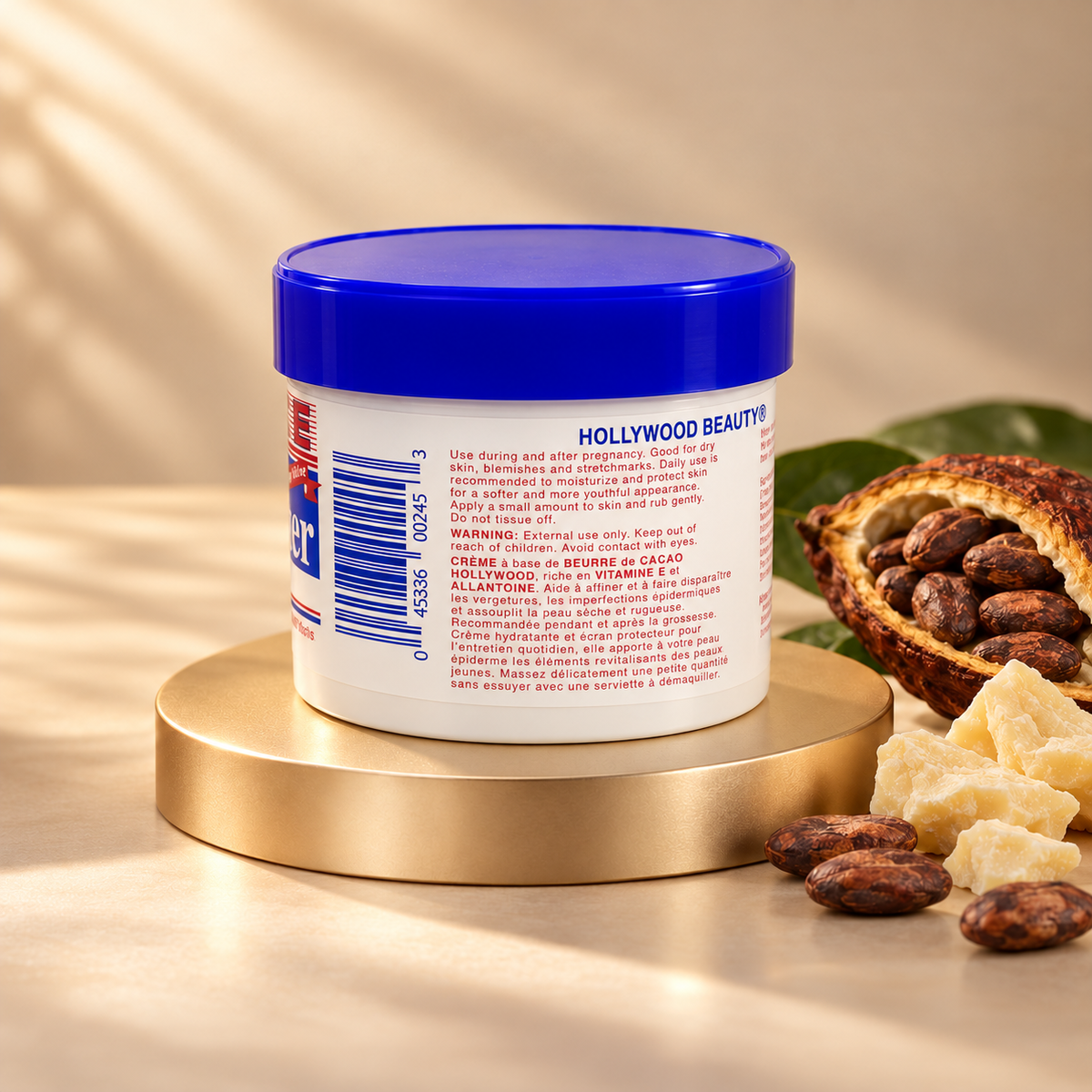 Hollywood Beauty Cocoa Butter Skin Cream with Vitamin E