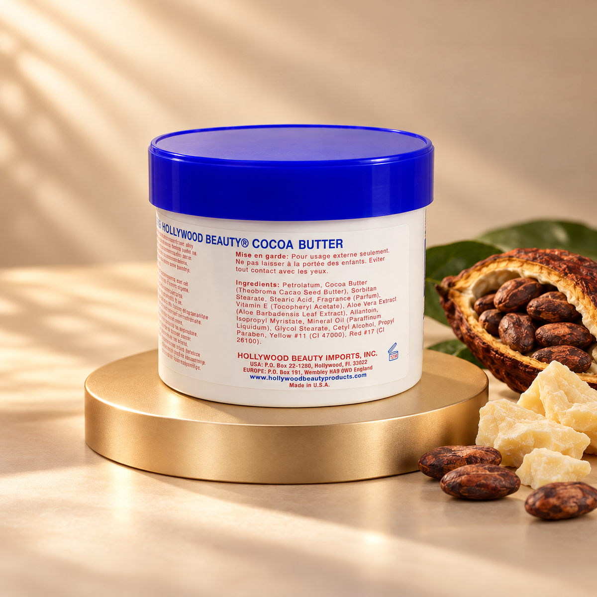 Hollywood Beauty Cocoa Butter Skin Cream with Vitamin E
