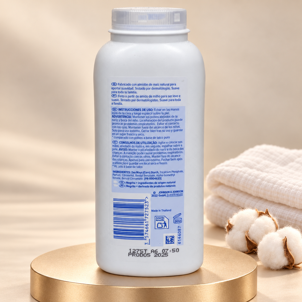 Johnson's Baby Powder – Gentle care for sensitive baby skin (200g)