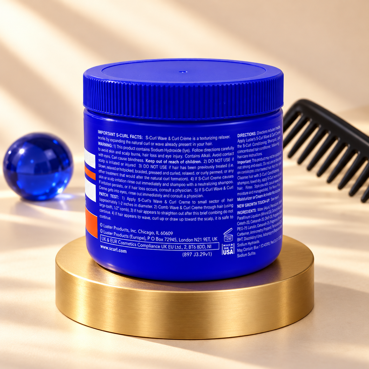 Luster's S-Curl Texturizer – For defined waves &amp; soft curls