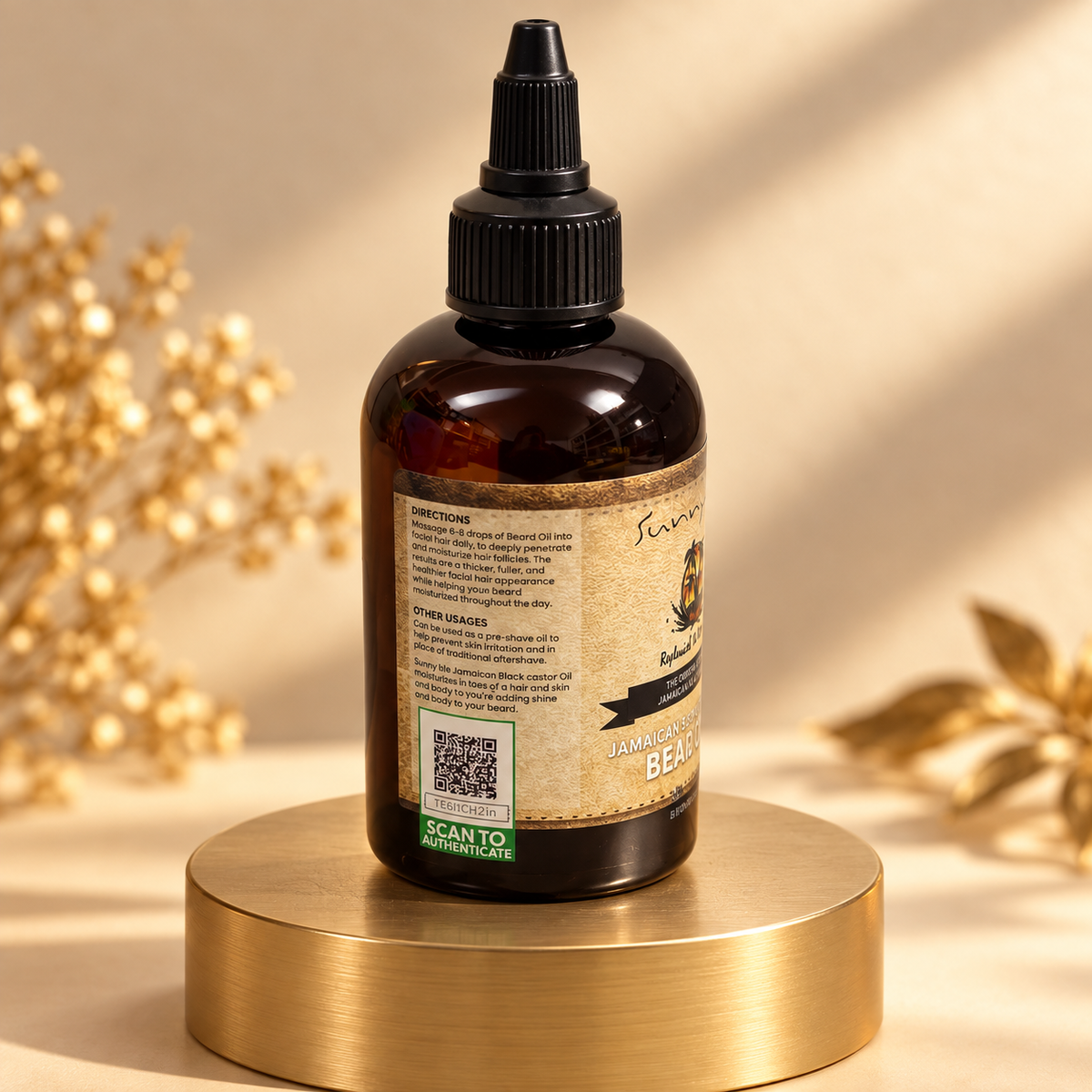 Sunny Isle Jamaican Black Castor Oil Beard Oil – Pure care from Jamaica (118ml)