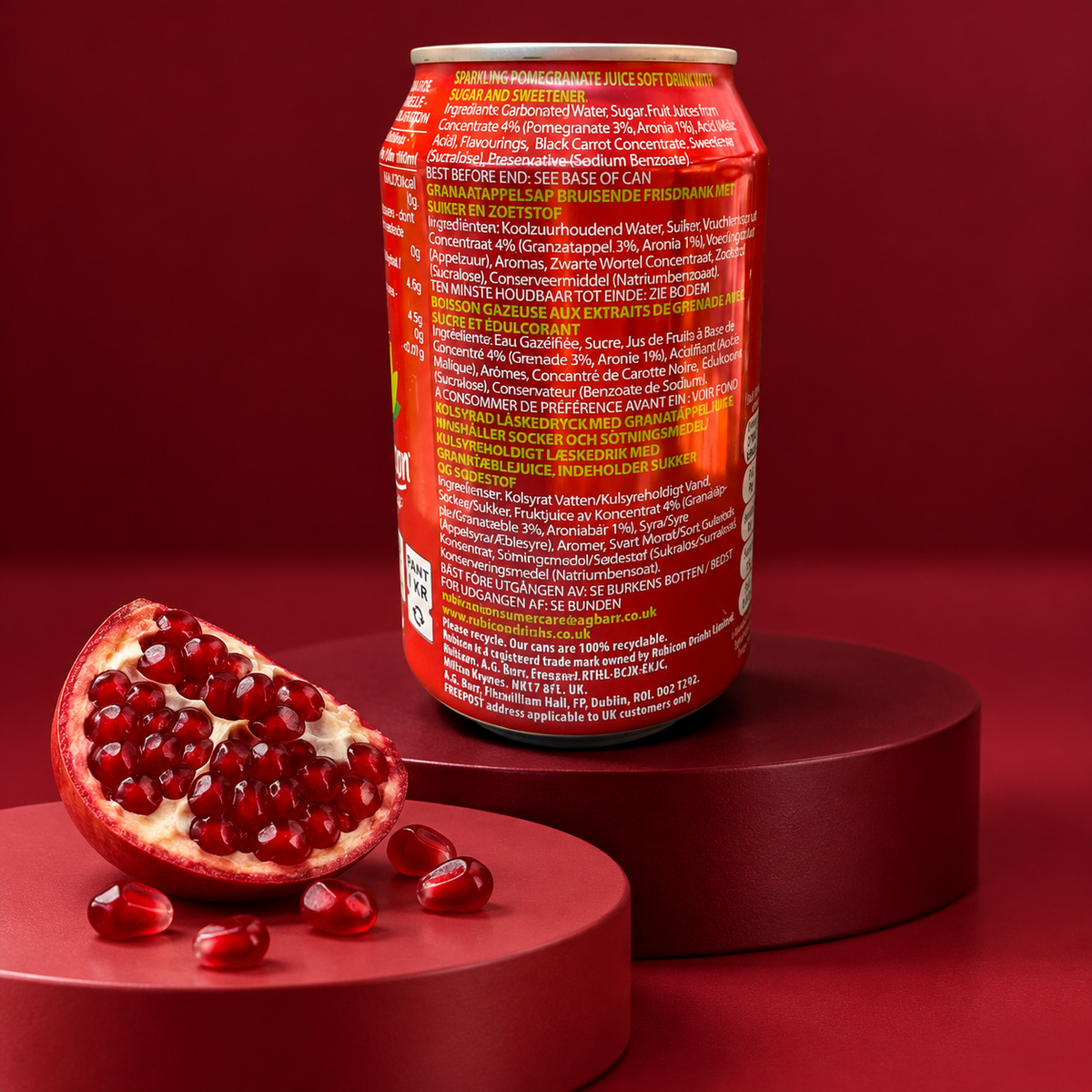 Rubicon Sparkling – Refreshing exotic lemonades (330 ml)