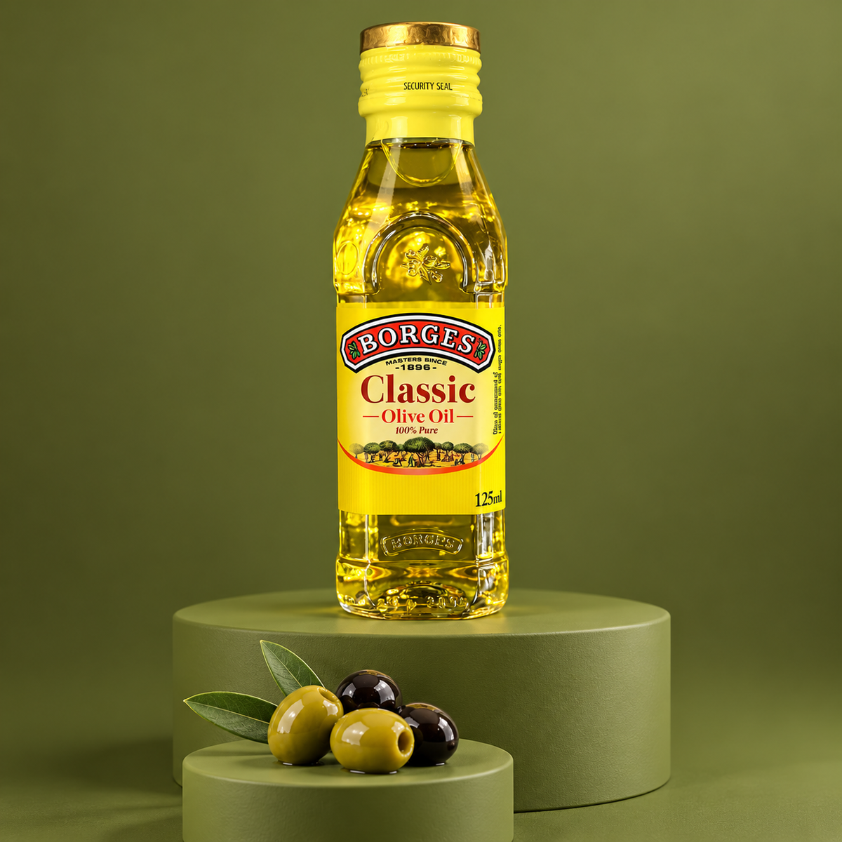 Borges Classic Olive Oil – 100% Pure Olive Oil (125 ml)