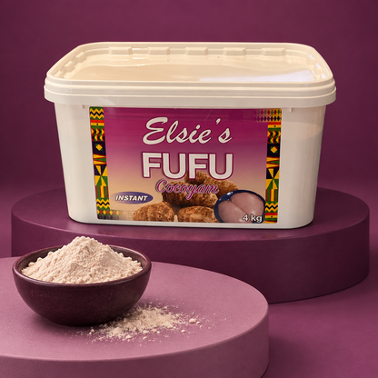 Elsie’s Fufu Cocoyam – Instant-Fufu – 4 kg
