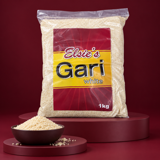 Elsie’s Gari White – Traditionelles Gari aus Ghana 1 kg