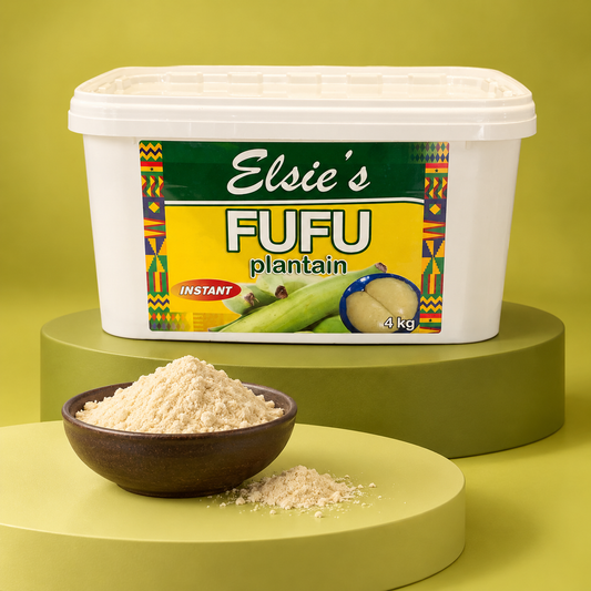 Elsie’s Plantain Fufu – Instant-Fufu – 4 kg