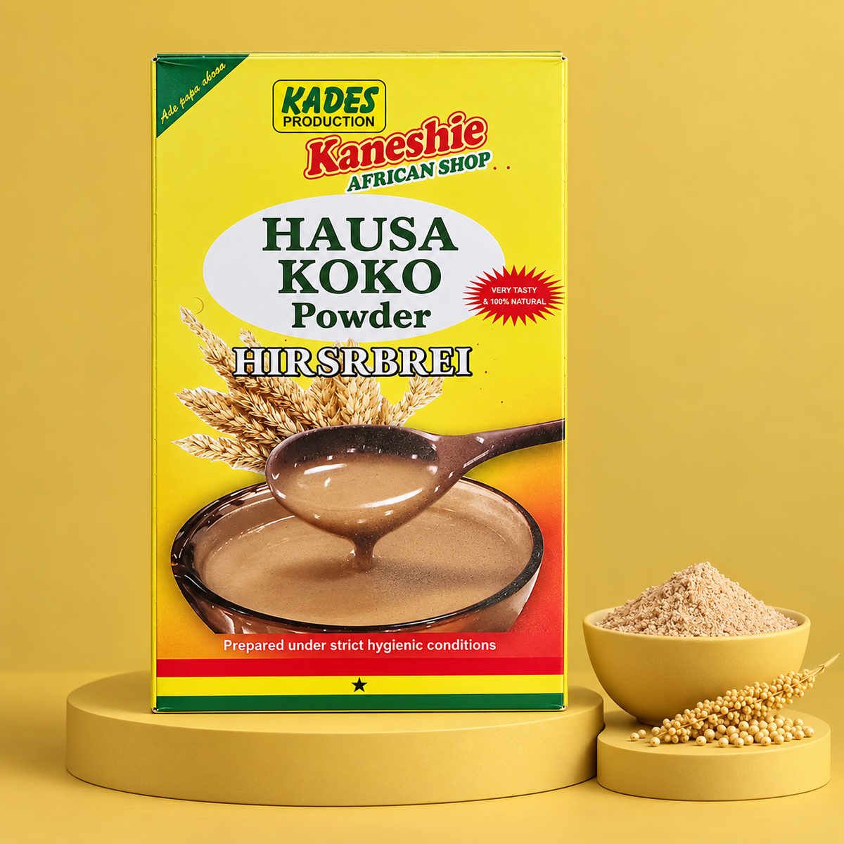 Kaneshie Hausa Koko Powder – 100% natural