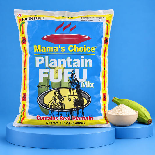 Mama’s Choice Plantain Fufu Mix – 4,536 kg