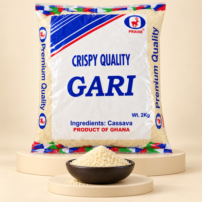 Praise Gari – Crispy Quality | Premium Gari from Ghana