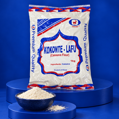 Kokonte – Lafu Cassava Flour (1kg) – Praise Brand