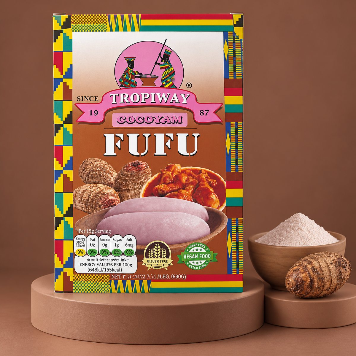 Tropiway Cocoyam Fufu – 680g