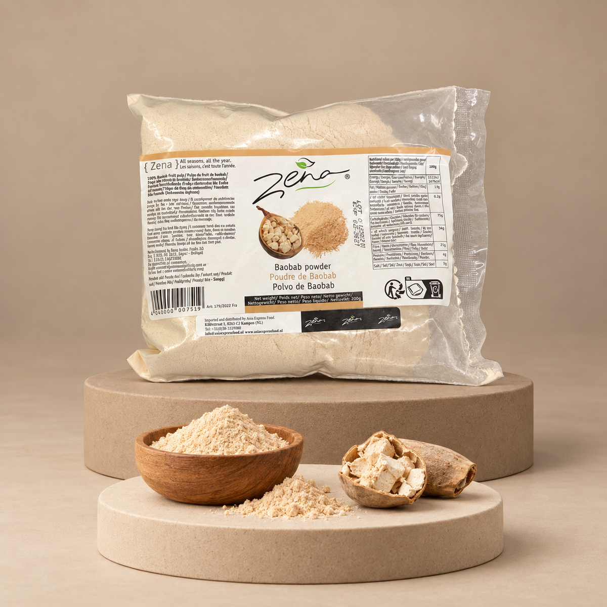 Zena Baobab Pulver – 200 g