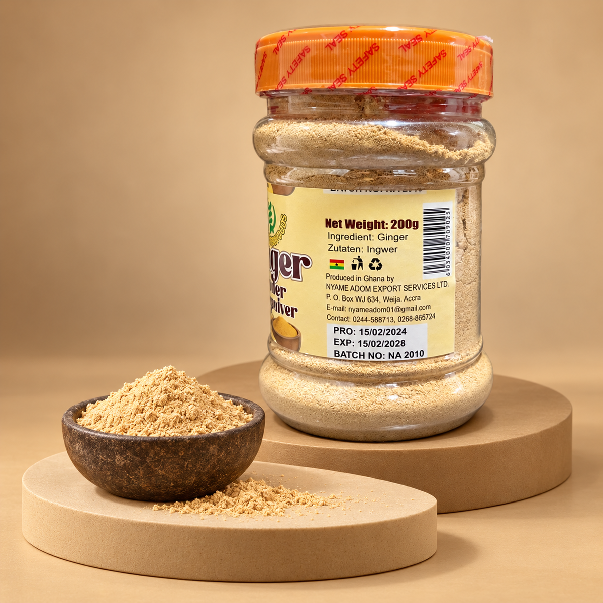 Home Touch Foods Ginger Powder – Ginger Powder (200 g)