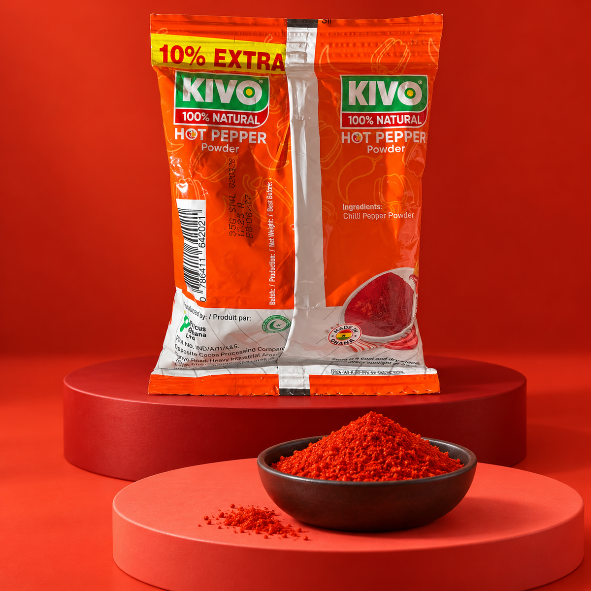 KIVO Hot Pepper Powder – 100% Natural Hotness (50g)