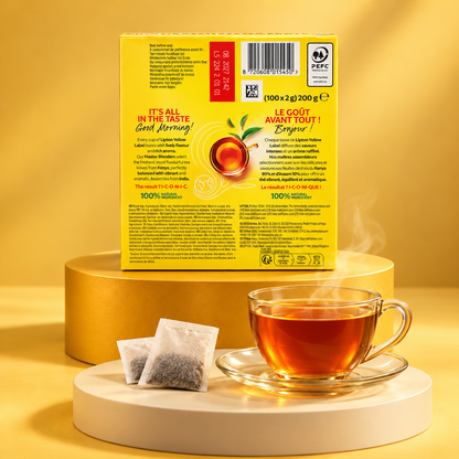 Lipton Yellow Label – Black Tea from Kenya (100 tea bags)