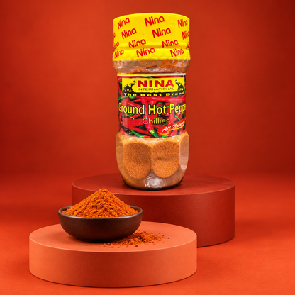 Nina Ground Hot Pepper – Hot ground chilies (100% natural) 100g