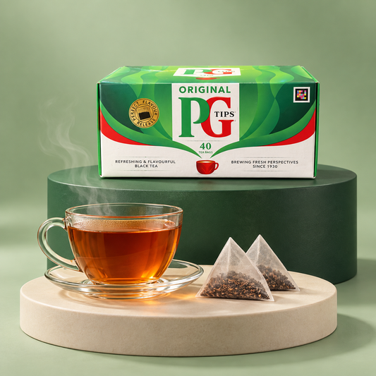 PG Tips Original – Black Tea from Great Britain (40 tea bags) 116g