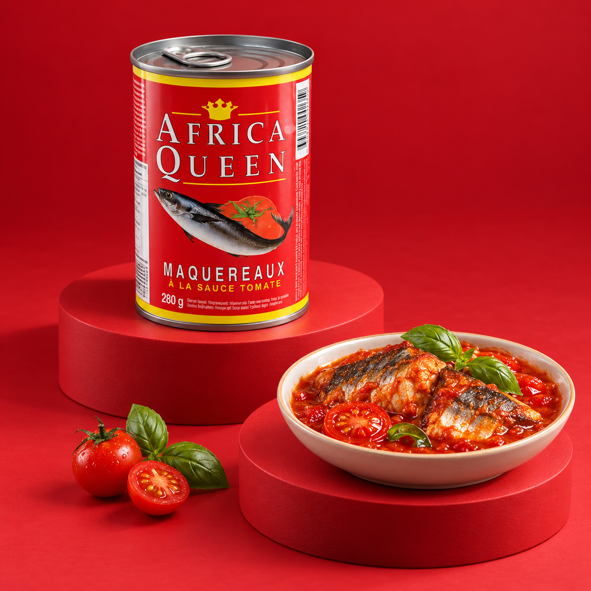 Africa Queen Mackerel in Tomatensauce – 425 g