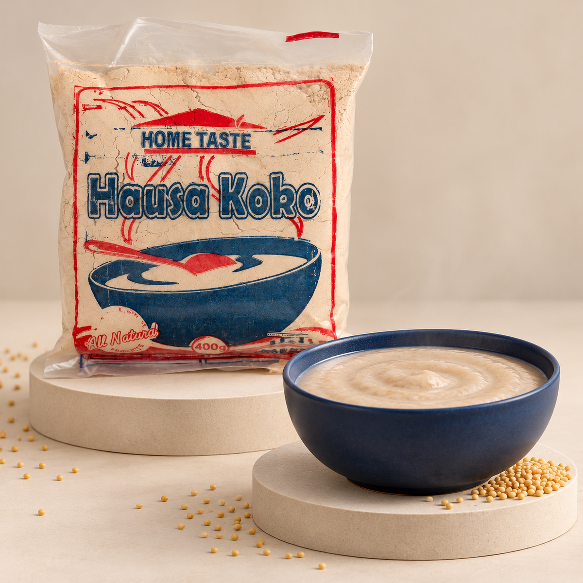 Home Taste Hausa Koko – Spicy millet porridge from West Africa (400 g)